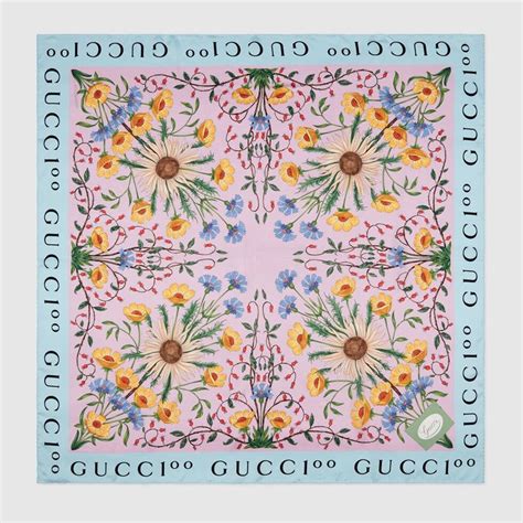 gucci blumen muster|Gucci Tücher & Schals für Frauen .